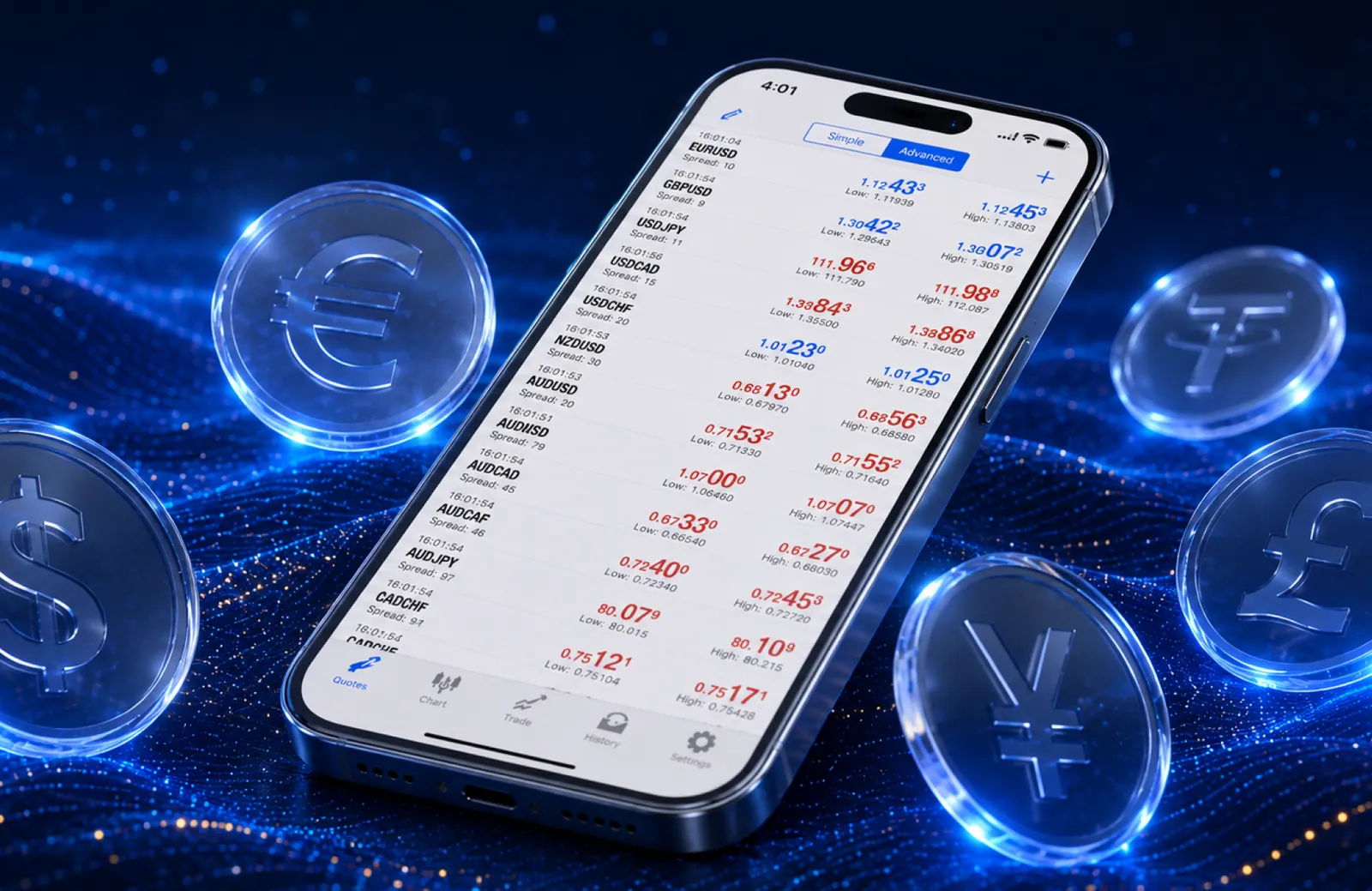 CG FinTech MetaTrader 4 平台概览